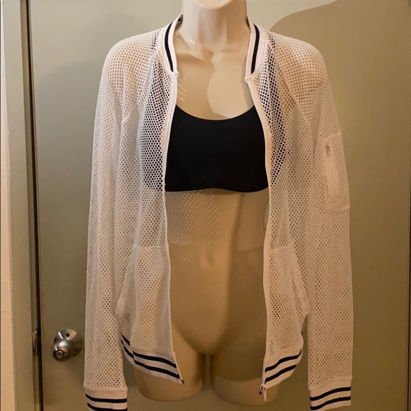 Forever 21 Jackets & Coats Active Varsity Mesh Athletic Jacket Poshmark
